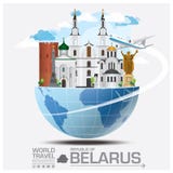 Republic Of Belarus Landmark Global Travel And Journey Infographic stock illustration Republic Of Belarus Landmark Global Travel And Journey Infographic stock illustration