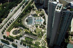 Residential Garden In Chinese City Royalty Free Stock Images Residential Garden In Chinese City Royalty Free Stock Images