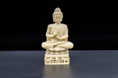 A Buddha statuette at peace royalty free stock images A Buddha statuette at peace royalty free stock images