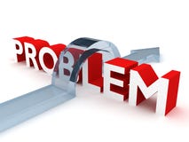 Resolvendo o conceito do problema 3d ilustração royalty free Resolvendo o conceito do problema 3d ilustração royalty free
