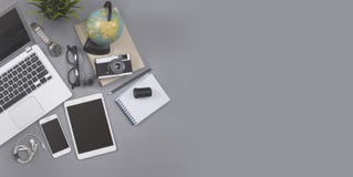 Responsive webdesign office desk hero header royalty free stock photography Responsive webdesign office desk hero header royalty free stock photography