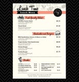 Restaurant Lunch menu design Template layout