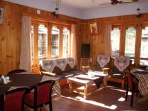 Restaurant well hygienic decoration in Thimpu city, Bhutan royalty free stock images Restaurant well hygienic decoration in Thimpu city, Bhutan royalty free stock images