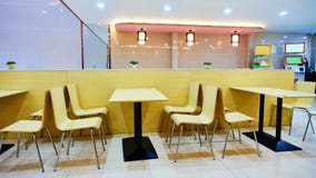Restaurante do fast food Foto de Stock Restaurante do fast food Foto de Stock
