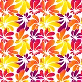Reticolo senza cuciture luminoso di stile dell'Hawai royalty illustrazione gratis Reticolo senza cuciture luminoso di stile dell'Hawai royalty illustrazione gratis