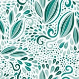 Reticolo senza giunte moderno Ornamento della natura del turchese Stampa di vettore per il tessuto o la progettazione di imballag illustrazione di stock Reticolo senza giunte moderno Ornamento della natura del turchese Stampa di vettore per il tessuto o la progettazione di imballag illustrazione di stock