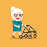 Retired elderly senior age couple. vector illustration Retired elderly senior age couple. vector illustration