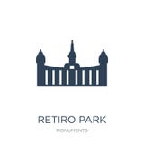 retiro park icon in trendy design style. retiro park icon isolated on white background. retiro park vector icon simple and modern royalty free illustration retiro park icon in trendy design style. retiro park icon isolated on white background. retiro park vector icon simple and modern royalty free illustration