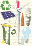 Retraits environnementaux d'économie illustration libre de droits Retraits environnementaux d'économie illustration libre de droits