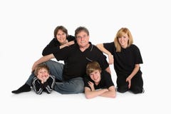 Retrato de la familia foto de archivo libre de regalías Retrato de la familia foto de archivo libre de regalías