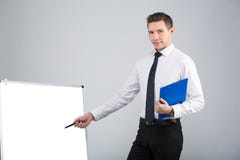 Retrato de um homem de negócios fotografia de stock Retrato de um homem de negócios fotografia de stock