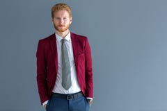 Retrato do homem de negócios novo imagens de stock Retrato do homem de negócios novo imagens de stock