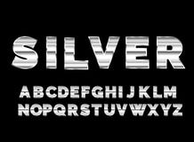 Retro alphabet font. Sci-fi future style. Stock Photos Retro alphabet font. Sci-fi future style. Stock Photos