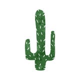 Retro Cartoon Cactus Royalty Free Stock Images