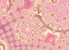 Retro cerchi di colore rosa del reticolo illustrazione di stock Retro cerchi di colore rosa del reticolo illustrazione di stock