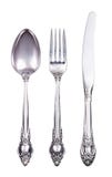 Retro cutlery set with fork knife and spoon