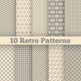 Retro different seamless patterns. Vector royalty free illustration Retro different seamless patterns. Vector royalty free illustration