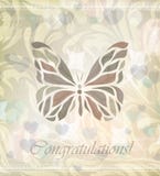 Retro floral butterfly vector stock illustration Retro floral butterfly vector stock illustration