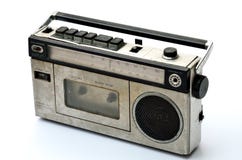 Retro giocatore di nastro e della radio Fotografia Stock Libera da Diritti Retro giocatore di nastro e della radio Fotografia Stock Libera da Diritti