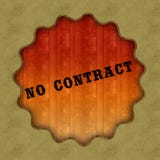 Retro NENHUM texto do CONTRATO no fundo de madeira do painel ilustração royalty free Retro NENHUM texto do CONTRATO no fundo de madeira do painel ilustração royalty free