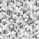 Retro Polka di semitono in bianco e nero Dots Mess Background Pattern Texture di lerciume illustrazione vettoriale Retro Polka di semitono in bianco e nero Dots Mess Background Pattern Texture di lerciume illustrazione vettoriale