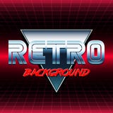 Retro sci fi background4 illustrazione vettoriale Retro sci fi background4 illustrazione vettoriale