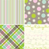 Retro Sweet Pink Green Pattern Royalty Free Stock Photo Retro Sweet Pink Green Pattern Royalty Free Stock Photo