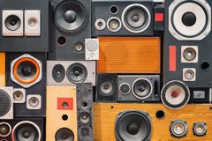 Retro Vintage Style Music Sound Speakers Stock Images Retro Vintage Style Music Sound Speakers Stock Images