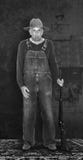 Retro- Weinlese-Hinterwäldler-Porträt-Fotografie lizenzfreies stockbild Retro- Weinlese-Hinterwäldler-Porträt-Fotografie lizenzfreies stockbild