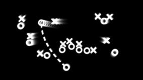 Black and White Animated Football Playbook