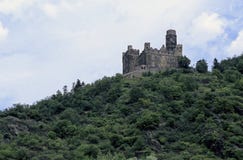 Rhein river valley castle- near Koblenz, Germany stock photo Rhein river valley castle- near Koblenz, Germany stock photo