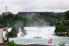 Rhine waterfalls, Switzerland Royalty Free Stock Photo Rhine waterfalls, Switzerland Royalty Free Stock Photo