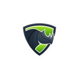 Rhino Shield Concept illustration vector template royalty free illustration Rhino Shield Concept illustration vector template royalty free illustration
