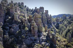 Rhyolite Canon at Chiricahua National Monument Stock Images Rhyolite Canon at Chiricahua National Monument Stock Images