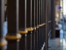 Rhythm fence going to point of view stock photos Rhythm fence going to point of view stock photos