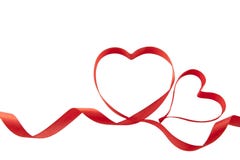 ribbon hearts