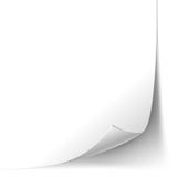 Ricciolo d'angolo di carta della pagina illustrazione di stock Ricciolo d'angolo di carta della pagina illustrazione di stock