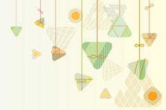 Rice Dumplings background graphic design for the dragon boat festival stock illustration Rice Dumplings background graphic design for the dragon boat festival stock illustration