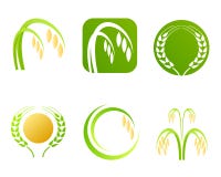 Rice industry logo and symbols