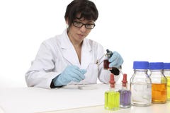 Ricerca medica clinica fotografie stock libere da diritti Ricerca medica clinica fotografie stock libere da diritti