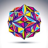 Rich 3d Abstract Psychedelic Fractal Figure. Vector Vivid Complicated Design Object, Kaleidoscope And Gemstone Effect. Stock Photography Rich 3d Abstract Psychedelic Fractal Figure. Vector Vivid Complicated Design Object, Kaleidoscope And Gemstone Effect. Stock Photography