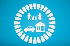 Rich family concept, money agreement royalty free stock image Rich family concept, money agreement royalty free stock image