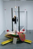 An artwork by Richard Tuttle in the famous Tate Modern in London Stock Photography An artwork by Richard Tuttle in the famous Tate Modern in London Stock Photography