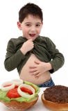 Riesiger Burger lizenzfreie stockfotos Riesiger Burger lizenzfreie stockfotos