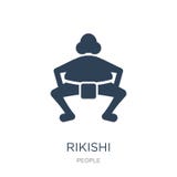 rikishipictogram in in ontwerpstijl rikishipictogram op witte achtergrond wordt geïsoleerd die eenvoudige en moderne vlakke symbo royalty-vrije illustratie rikishipictogram in in ontwerpstijl rikishipictogram op witte achtergrond wordt geïsoleerd die eenvoudige en moderne vlakke symbo royalty-vrije illustratie