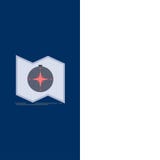 Riktningen undersöker, kartlägger, navigerar, för färgsymbolen för navigering den plana vektorn vektor illustrationer Riktningen undersöker, kartlägger, navigerar, för färgsymbolen för navigering den plana vektorn vektor illustrationer