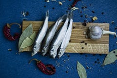 Rimmad fisk p? en tr?st?llning royaltyfri foto Rimmad fisk p? en tr?st?llning royaltyfri foto
