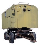 Rimorchio arrugginito dell'esercito Immagine Stock Libera da Diritti Rimorchio arrugginito dell'esercito Immagine Stock Libera da Diritti