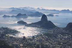Rio de Janeiro City Skyline Overlook Immagine Stock Libera da Diritti Rio de Janeiro City Skyline Overlook Immagine Stock Libera da Diritti