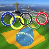 Rio de Janeiro - el Brasil - Juegos Olímpicos 2016 ilustración del vector Rio de Janeiro - el Brasil - Juegos Olímpicos 2016 ilustración del vector